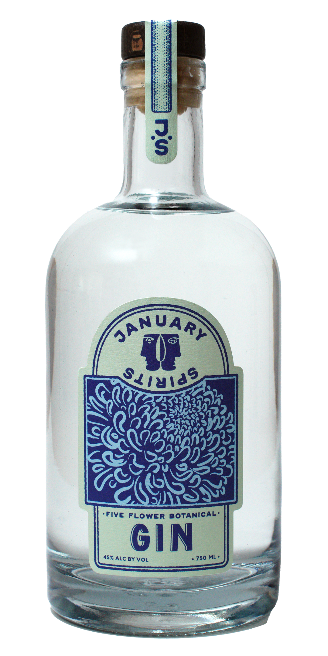 January Spirits 5 Flower Gin