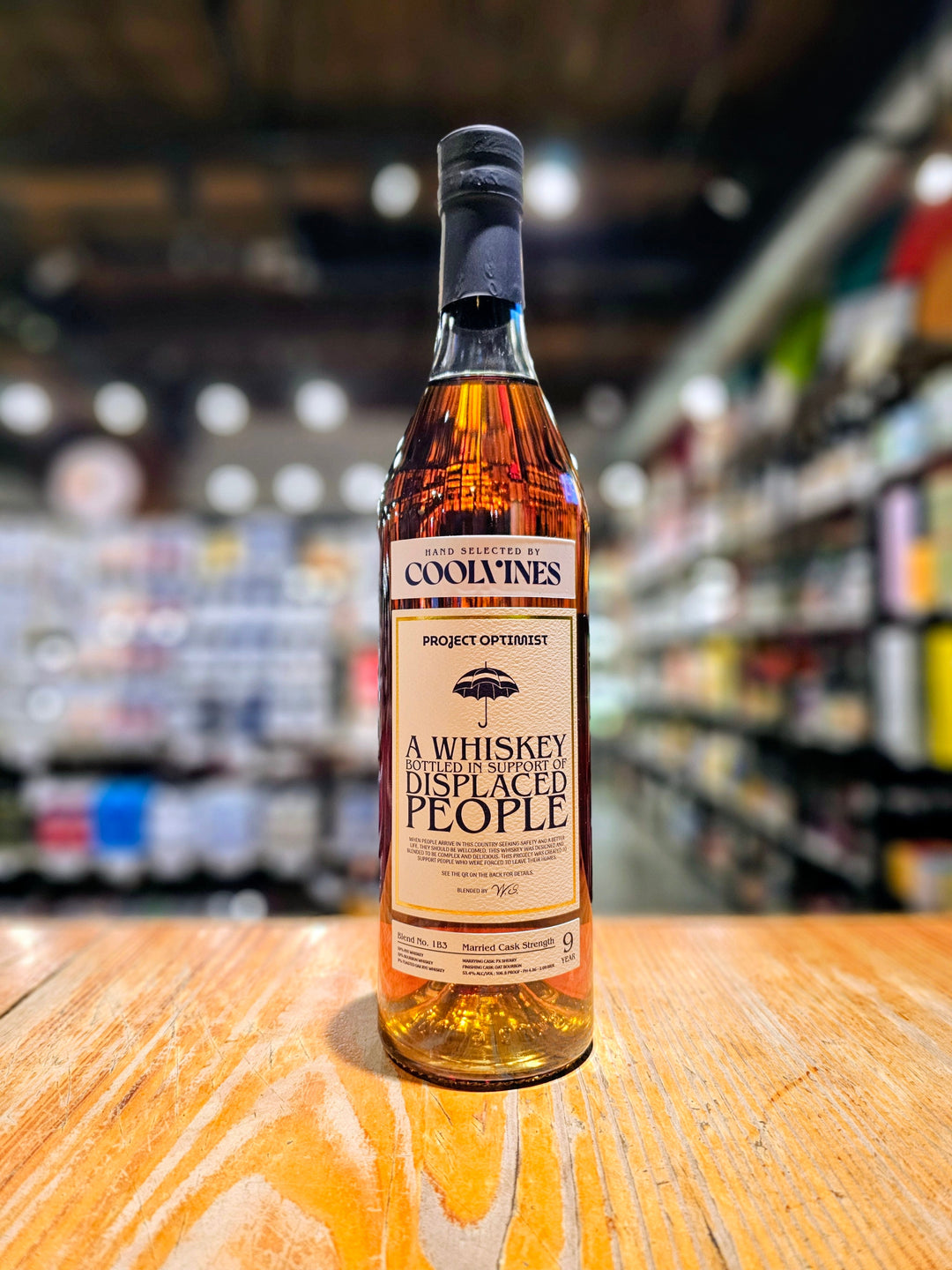 Project Optimist A Whiskey in Support of Displaced People CoolVines Custom Blend 1B3