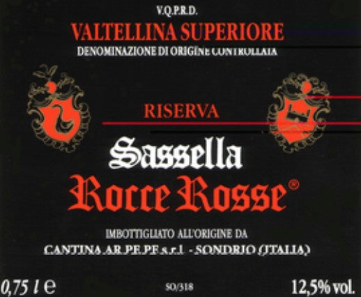 Arpepe Sassella  Rocce Rosse