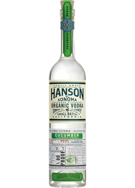 Hansons Organic Cucumber Vodka