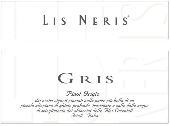 Lis Neris Gris Pinot Grigio