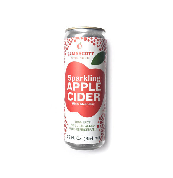 Samascott Orchards NA Sparkling Apple Cider (4 Pack)